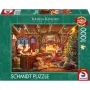 Schmidt Spiele Thomas Kinkade Studios: Santa Checks the Wishlist Παζλ 1000 τεμαχίων