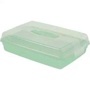 Curver Ορθογώνιο κουτί μεταφοράς κέικ 45 x 29,5 x 11,1 cm Ανοιχτό μπλε