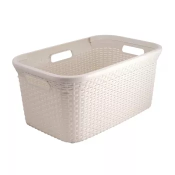 CURVER Καλάθι ρούχων Style 45L 59,2x38x27cm Κρεμ