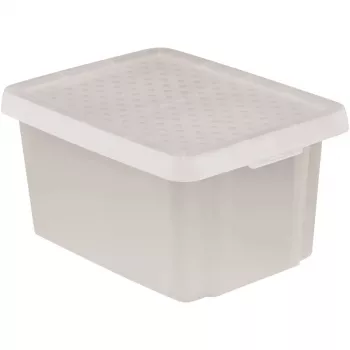 CURVER Essentials Διάφανο κουτί αποθήκευσης 16L με καπάκι, 30x39x21 cm