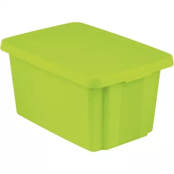 Curver Essentials Κουτί αποθήκευσης 45L με καπάκι, Πράσινο, 40x57x30cm