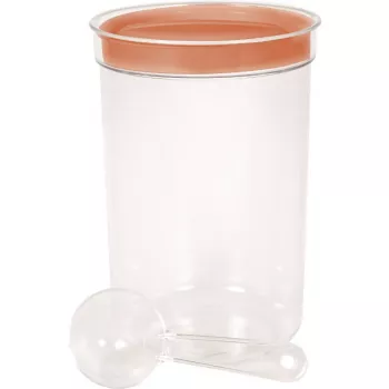 CURVER Στρογγυλό μπολ φαγητού με κουτάλι, 1,7L, Ανάμεικτο χρώμα, πλαστικό χωρίς BPA