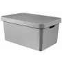 Curver Infinity Recycled Κουτί αποθήκευσης 45L με καπάκι, Γκρι, 56x39x27 cm
