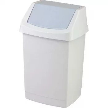 Curver Click-it Κάδος απορριμμάτων με πεντάλ 25L Γκρι 32,5x26,5x50,5cm