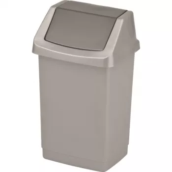 Curver Click-It Κάδος απορριμμάτων 9L Ασημί