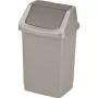 Curver Click-It Κάδος απορριμμάτων 9L Ασημί