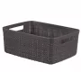 Curver Καλάθι Jute S 5L 27x20x11cm Σκούρο γκρι