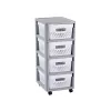 CURVER Infinity Ράφι με 4 θήκες 11L 30x36x69cm Γκρι/Λευκό