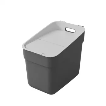 Curver Ready To Collect Κάδος κομποστοποίησης 20L Σκούρο γκρι/Ανοιχτό γκρι