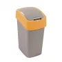 Curver Flip Bin Κάδος απορριμμάτων 9L Ασημί/Κίτρινο