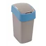 CURVER Flip Bin 9L Ασημί/Μπλε Κάδος απορριμμάτων