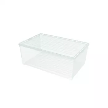 CURVER Κουτί με καπάκι Υφασμάτινο κουτί 45L 59,6x39,4x23cm Διάφανο
