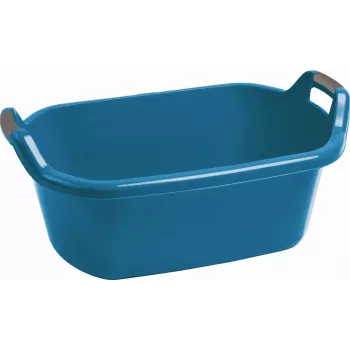 CURVER Infinity Οβάλ καλάθι απλύτων 55L Μπλε με λαβές