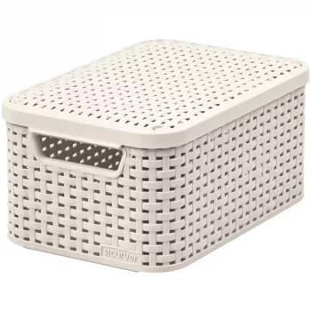 CURVER Style S Κουτί αποθήκευσης με καπάκι 29,1x19,8x14,2 cm Κρεμ