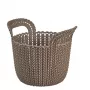 CURVER Καλάθι Knit XS Στρογγυλό 3L 23x19x19 cm Καφέ