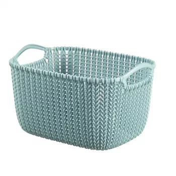 CURVER Καλάθι Knit S ορθογώνιο 8L 30x22x17cm Μπλε