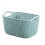 CURVER Καλάθι Knit S ορθογώνιο 8L 30x22x17cm Μπλε