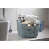 CURVER Καλάθι Knit S ορθογώνιο 8L 30x22x17cm Μπλε