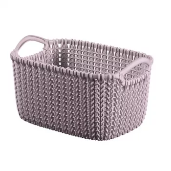 CURVER Knit XS ορθογώνιο καλάθι αποθήκευσης 3L 25x18x14 cm Ανοιχτό λιλά