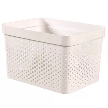 Curver Κουτί Infinity Recycled 17L 36x27x22cm Λευκό