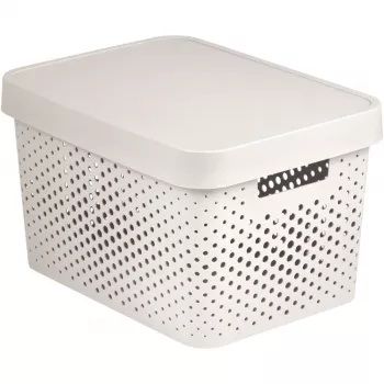 CURVER Recycled Infinity 17L Κουτί αποθήκευσης Λευκό 36x27x22cm