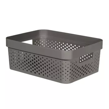CURVER Infinity Recycled Κουτί 11L 36x27x14cm Σκούρο γκρι