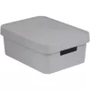 Curver Infinity Recycled 11L Κουτί αποθήκευσης με καπάκι, Γκρι, 36x27x14cm