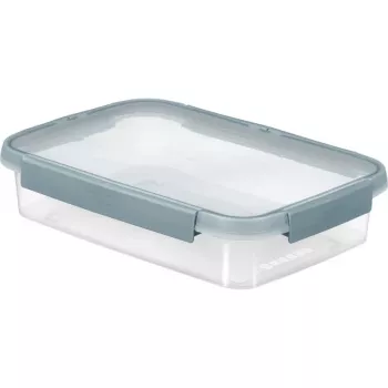 CURVER Smart Eco Fresh ορθογώνιο δοχείο τροφίμων 3,5L διαφανές με πράσινο καπάκι