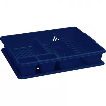 Curver Σχάρα στραγγίσματος πιάτων 45x38x8,8cm Σκούρο μπλε
