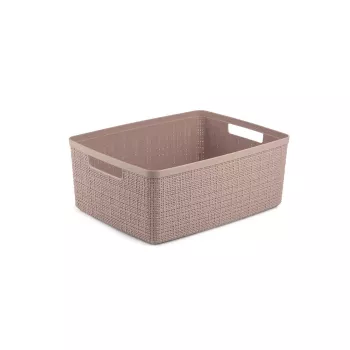 CURVER Καλάθι Jute M 12L 36x28x15cm Ροζ