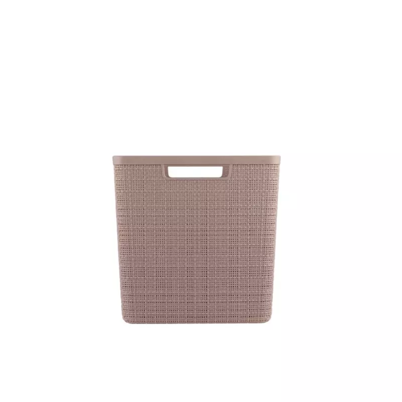 CURVER Καλάθι Jute Τετράγωνο 17L 28x28x27cm Ροζ