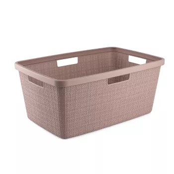 CURVER Καλάθι απλύτων Jute 46L 59x39x26cm Ροζ