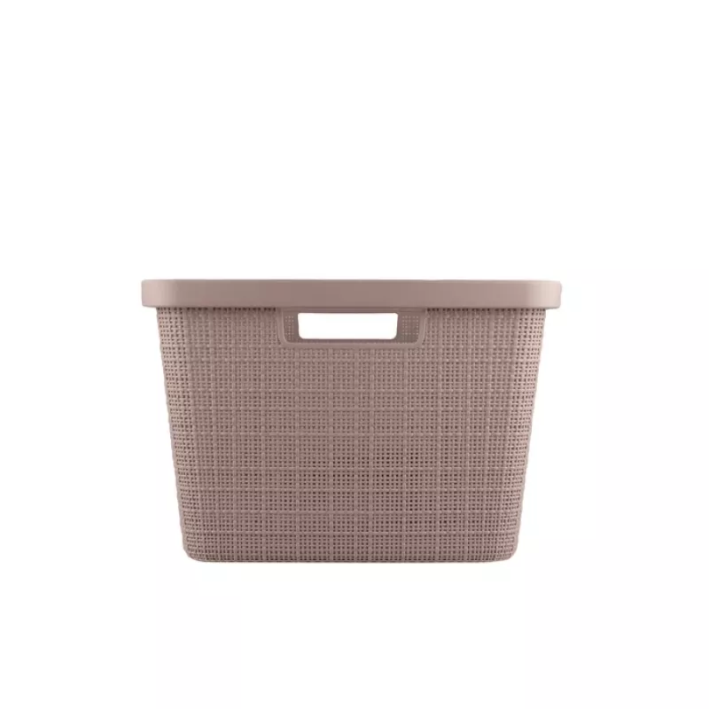 CURVER Καλάθι απλύτων Jute 46L 59x39x26cm Ροζ