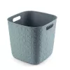 CURVER Καλάθι Softex Square 15L Πετρόλ