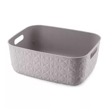 CURVER Softex M Καλάθι αποθήκευσης 12,5L Γκρι-καφέ 37,9x29,2x14,3cm