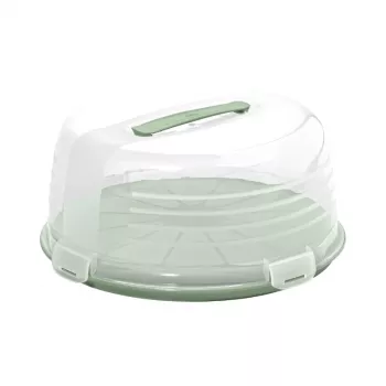 CURVER Στρογγυλή θήκη μεταφοράς κέικ Ø34,7x15,6 cm Πράσινο