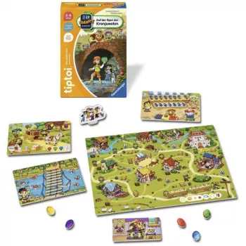 Ravensburger tiptoi Team SMART ερευνά: Στα ίχνη των κοσμημάτων του στέμματος - Διαδραστικό επιτραπέζιο παιχνίδι ντετέκτιβ για 6-10 ετών, 1-4 παίκτες, γερμανική γλώσσα, απαιτείται στυλό tiptoi
