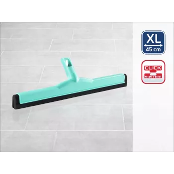 LEIFHEIT Click System υαλοκαθαριστήρας δαπέδου 45 cm για συλλογή νερού, διπλό λάστιχο, μπλε/λευκό