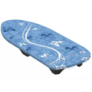 LEIFHEIT Air Board Table Compact σιδερώστρα 70x30cm, Thermo-Reflect, εξαιρετικά ελαφριά EPP, πτυσσόμενη, λευκό/μπλε