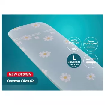 LEIFHEIT κάλυμμα σιδερώστρας Cotton Classic L/Universal 140x45cm
