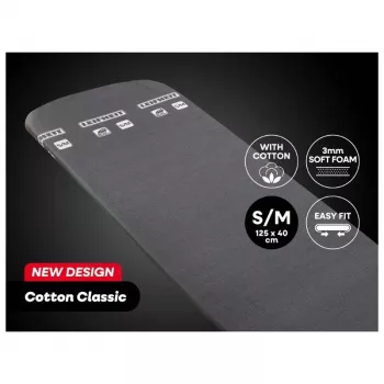 LEIFHEIT κάλυμμα σιδερώστρας Cotton Comfort S/M 125x40cm