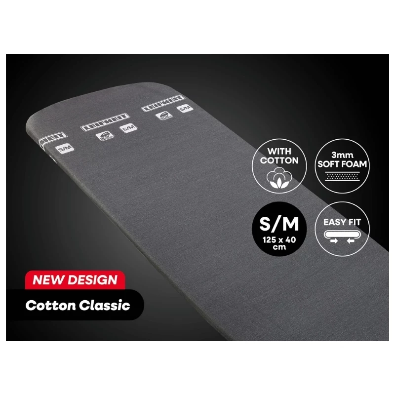 LEIFHEIT κάλυμμα σιδερώστρας Cotton Comfort S/M 125x40cm