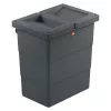 HAILO FlexBox S Επιτοίχιος κάδος απορριμμάτων 7L σκούρο γκρι