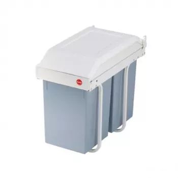 HAILO Multi-Box Duo L Σύστημα απορριμμάτων κάτω από τον πάγκο, 2x14L, λευκό
