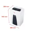 HSM SECURIO C18 Καταστροφέας Εγγράφων Κοπής Λωρίδων 3,9 mm P-2 Λευκό/Ανθρακί