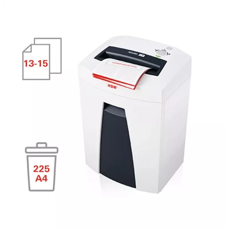 HSM SECURIO C18 Καταστροφέας Εγγράφων Κοπής Λωρίδων 3,9 mm P-2 Λευκό/Ανθρακί
