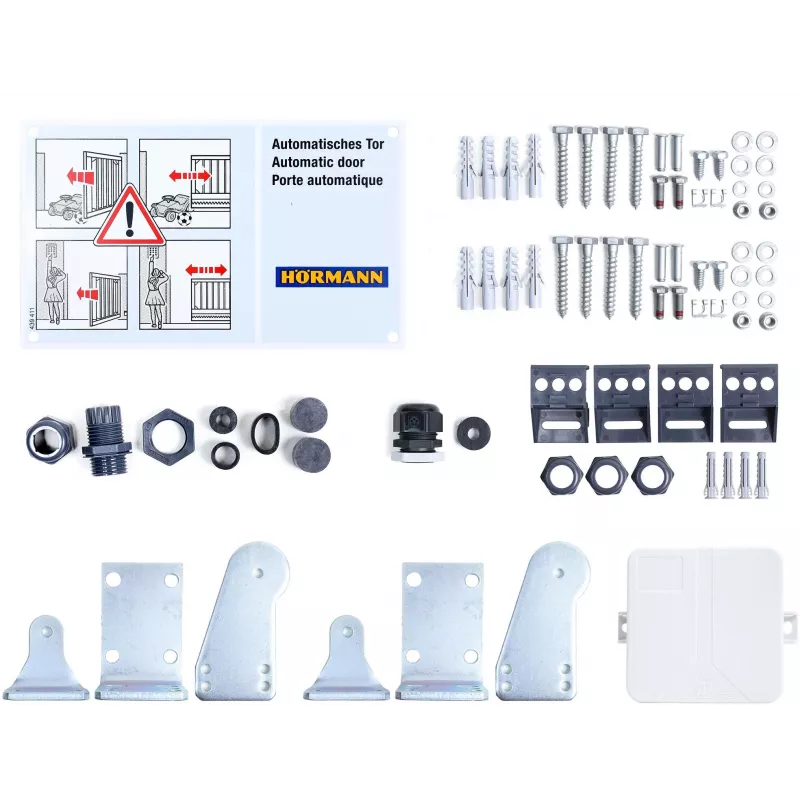 Hormann Rotamatic PL2 868MHz BiSecure Σετ για Δίφυλλες Πόρτες έως 8m