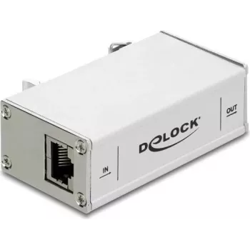 Delock Προστασία Υπέρτασης Δικτύου RJ45 10G Τοποθέτηση σε Ράγα DIN