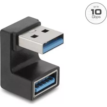 Delock USB 10 Gbps Type-A αρσενικό σε θηλυκό U-Form Adapter