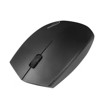 TYPHOON TI021 Ασύρματο οπτικό ποντίκι Dual-Mode, Bluetooth 4.2 & 2.4 GHz, Μαύρο